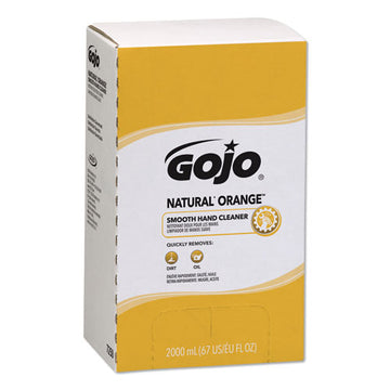 GOJO® Natural Orange Smooth Lotion Hand Cleaner, Citrus Scent, 2,000 Ml Bag-in-box Refill, 4-carton freeshipping - TVN Wholesale